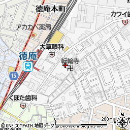 東洋カーマックス徳庵駅前第３駐車場周辺の地図