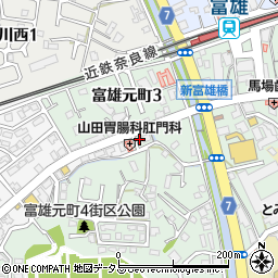 奈良育成学園周辺の地図