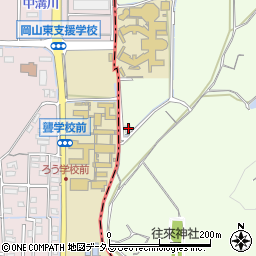 岡山県岡山市東区宍甘1012-1周辺の地図