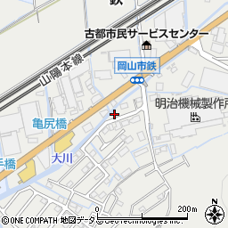 岡山県岡山市東区鉄293周辺の地図