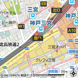 ディスカウントプラザ三宮店周辺の地図
