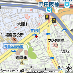 l’oiseau bleu 肉×野菜ビストロ 福島店周辺の地図