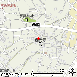 兵庫県明石市大久保町西脇499周辺の地図