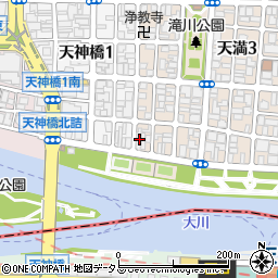 大阪府大阪市北区天満4丁目3-5周辺の地図