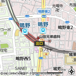 カーブス鴫野駅前店周辺の地図