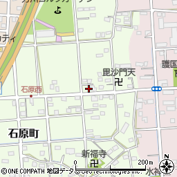 静岡県浜松市中央区石原町166周辺の地図