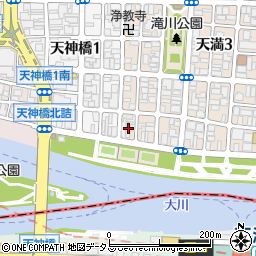大阪府大阪市北区天満4丁目3-1周辺の地図