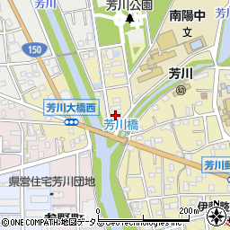 静岡県浜松市中央区芳川町101周辺の地図