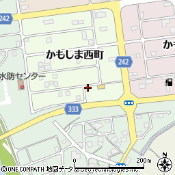 島根県益田市かもしま西町1-1周辺の地図