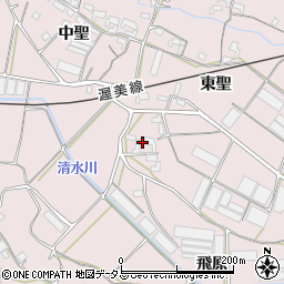 愛知県豊橋市老津町東聖181周辺の地図