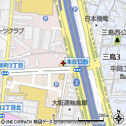 ボルボ・カー東大阪周辺の地図