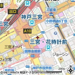 セリーヌ神戸阪急周辺の地図