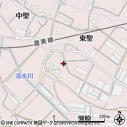愛知県豊橋市老津町東聖111周辺の地図