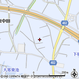 愛知県豊橋市東細谷町東中田周辺の地図