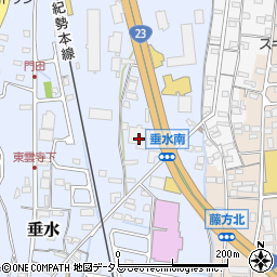 三重県津市垂水581-1周辺の地図