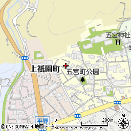 兵庫県神戸市兵庫区五宮町26-9周辺の地図