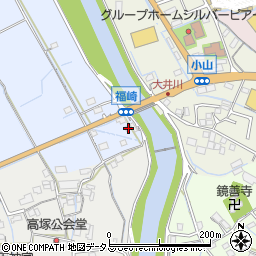 岡山県岡山市北区福崎377周辺の地図