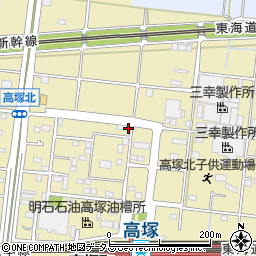 静岡県浜松市中央区高塚町1412周辺の地図