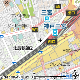 ながりの酒場本店周辺の地図