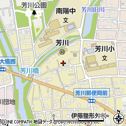 静岡県浜松市中央区芳川町191周辺の地図