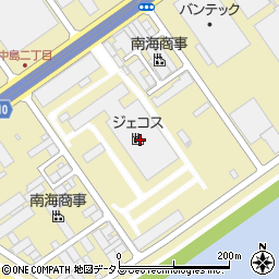 ジェコス株式会社　大阪工場周辺の地図