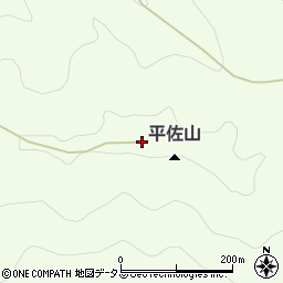 平佐山周辺の地図