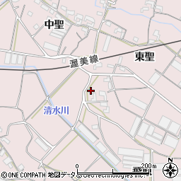 愛知県豊橋市老津町東聖180周辺の地図