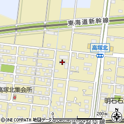 静岡県浜松市中央区高塚町1824周辺の地図