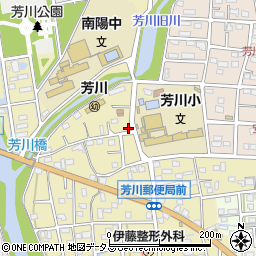 静岡県浜松市中央区芳川町196周辺の地図