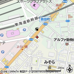 静岡県浜松市中央区神田町386周辺の地図