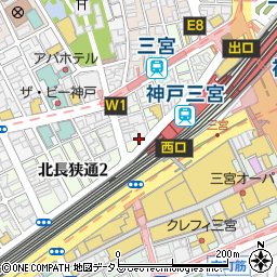 セブンイレブン神戸サンキタ通店周辺の地図
