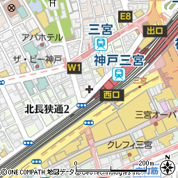 セブンイレブン神戸サンキタ通店周辺の地図