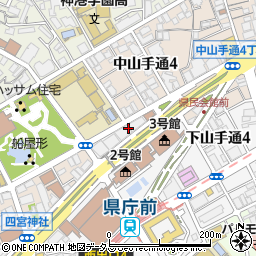 兵庫県住宅供給公社　住宅管理部特優賃対策課周辺の地図