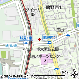 ネオコーポ大阪城公園周辺の地図