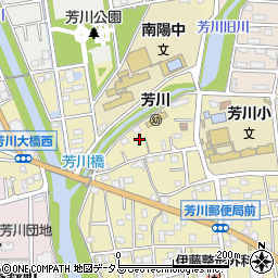 静岡県浜松市中央区芳川町184周辺の地図