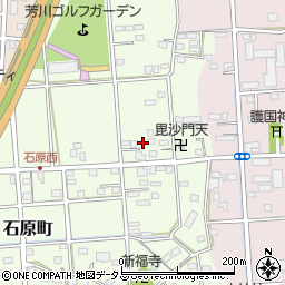 静岡県浜松市中央区石原町170周辺の地図