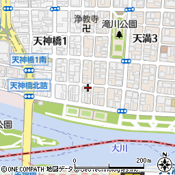 大阪府大阪市北区天満4丁目3-9周辺の地図
