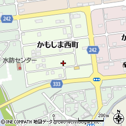 島根県益田市かもしま西町7-22周辺の地図