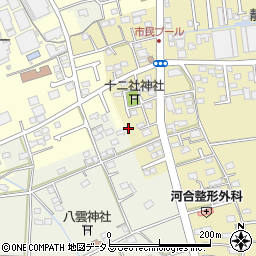 静岡県磐田市上大之郷374周辺の地図