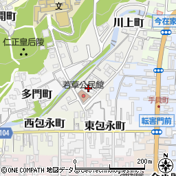 奈良県奈良市川上町576周辺の地図
