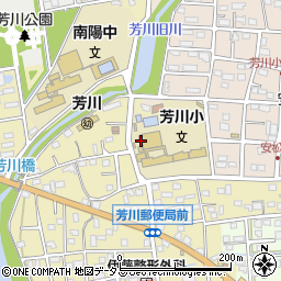 静岡県浜松市中央区芳川町206周辺の地図