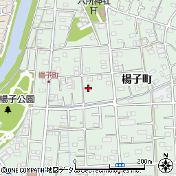 静岡県浜松市中央区楊子町周辺の地図