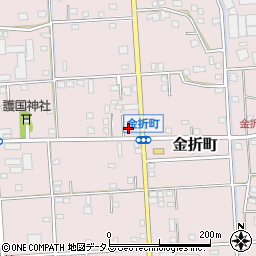 静岡県浜松市中央区金折町398周辺の地図