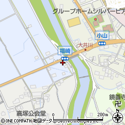 岡山県岡山市北区福崎393-2周辺の地図