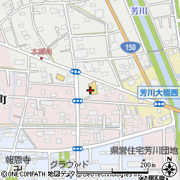 静岡県浜松市中央区本郷町295周辺の地図