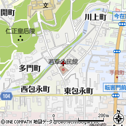 奈良県奈良市川上町576-9周辺の地図