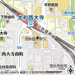 西大寺近鉄ビル管理室周辺の地図