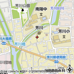 静岡県浜松市中央区芳川町188周辺の地図