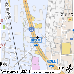 三重県津市垂水581-2周辺の地図