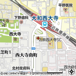 ココカラファイン大和西大寺駅前店周辺の地図